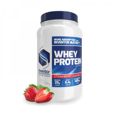 Inventor Nutrition Whey Protein concentrate fehérjepor Eper (960 g)