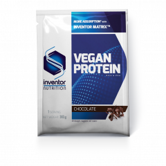 Inventor Nutrition Vegan Protein rizs és borsó fehérje italpor - csokoládé (30 g)